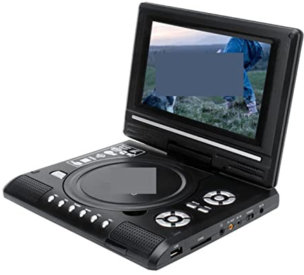 OUTFYT DVD-Player Tragbar, Tragbarer Heim-CD-DVD-Spieler, Heim-DVD-VCD-Spieler,Multiformat-Kompatibilität