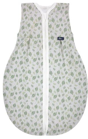 Alvi Baby Kugelschlafsack Molton Exklusiv Baumwolle – Babyschlafsack Atmungsaktiv Ganzjahr, Schlafsack Baby Sicher ohne Decke, Strampelsack für Neugeborene & Kleinkind