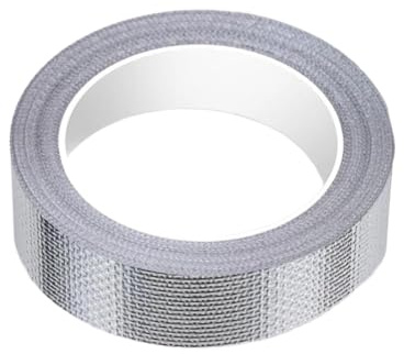 harayaa Nastro adesivo in alluminio e fibra di vetro per sigillatura e riparazione di condotti ' calda fredda, Larghezza 3 Cm