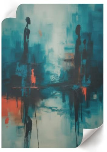 Lienzo Decorativo 29,7x42 cm | Tamaño A3 | Paisaje misterioso
