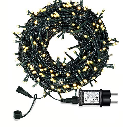 Luci Albero Di Natale, Luci Natale, Shineled 30M 300 LED 8 Modalità Luci da Stringa, Luci da Fata Stellate Impermeabili per Esterni, Giardini, Case, Matrimonio, Natalizie