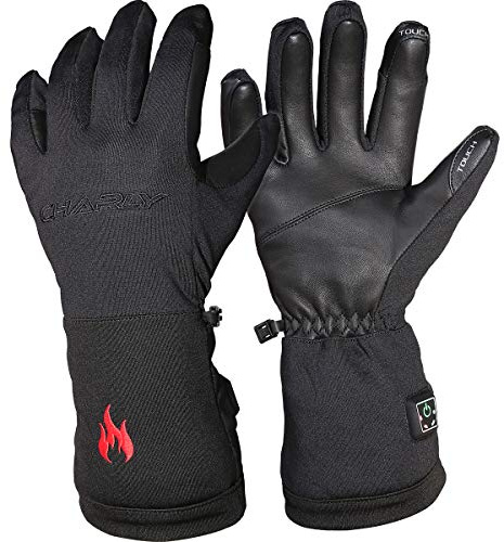 CHARLY Best of Air Polarheat Light, Herren/Damen beheizbare Handschuhe, Li-Ion-Akkus, Größe M