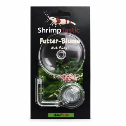 Futter-Blume mit Saugnapf/Aquarium Garnelen Sticks Pellets Futter Schale