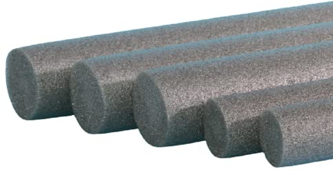PE Rundschnur Fugenschnur geschlossenzellig - Fugenabdichtungen Innen-/Außenbereich, Tankstellen, Sanitärbereich, Kläranlagen (8mm x 100m)