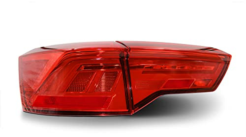 Finest Folia Rückleuchten Folie Set Aufkleber Tönungsfolie Heckleuchten passgenau zugeschnitten für Rückleuchte selbstklebend Kfz Auto Zubehör C071 (Red)