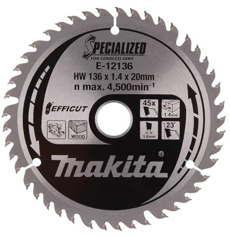 Makita E-12114 TCT Efficut Saw Blade 136 x 20 x 45T