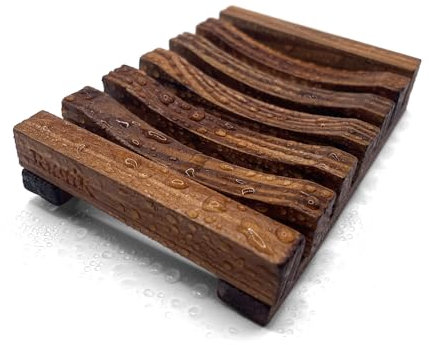 Wooden Soap Dish/Tray By RustiK, Handmade, Eco Friendly, Natural, Woodcrafted For Kitchen, Bathroom, Shower.