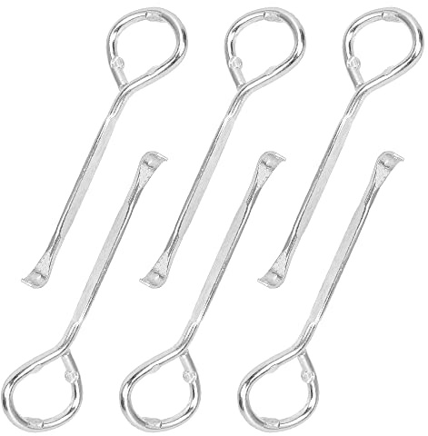 6 Pcs Paint Can Opener Steel Can Opener Multi Purpose Steel Beer Jar Tin Manual Opening Tool for Paint Can Varnish Bucket Paint Bucket Bottle Opener