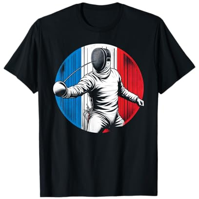 Clôture drapeau français garçons escrime france T-Shirt