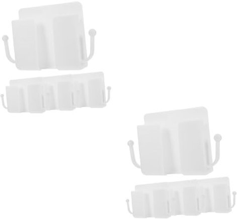 Housoutil 8pcs Sturdy Wall Mount Phone Holder Suction Phone Mount for Home Bed Bathroom Bedside Shelf