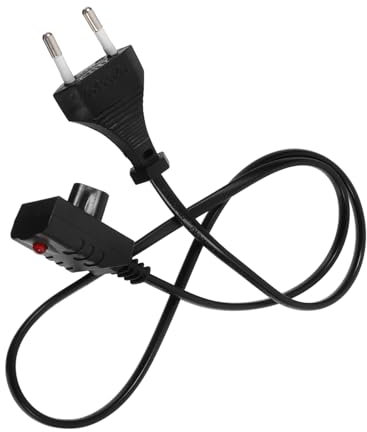 BELLIFFY Ladekabel Für Wärmflaschen Ladekabel Für Handheizung Wiederaufladbares Wärmflaschenkabel Für Heißwasserhandtasche Netzstecker Für Elektrischen Handwärmer Black Kupfer