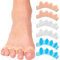 Separatore Dita Piede, Distanziatore Dita Piedi, 6 Pezzi in Silicone Migliorato, Taglia Unica, Separa Dita Piedi, Divaricatore Dita Piedi