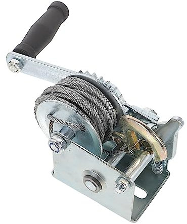 Montacarichi da Balcone, Verricello for impieghi gravosi Verricello for rimorchio manuale Mini verricello for rimorchio 500LBS con cavo in acciaio da 7 m for auto, miglioramento domestico,per Camion,