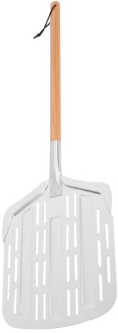 Cabilock Pizza Peel Multi-Function Food Perforated Pizza Paddle for Oven Griddle Spatula Kitchen Tool