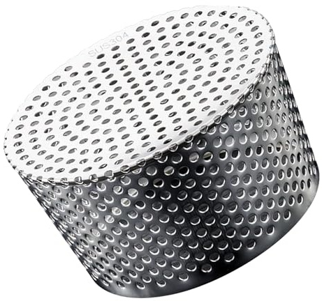 Protector de Bajante para Canalón - Rejilla para Canalones de Acero Inoxidable | Evita Hojas y Residuos, Herramienta de Limpieza Drenaje de Tejado, Cubierta para Desagüe Exterior de Cobertizo