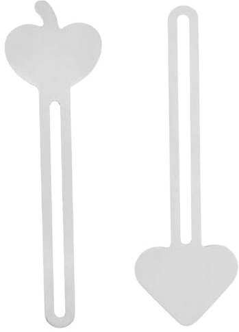 TOYANDONA 2 pièces Presse-tube Métal Dentifrice Inox Portable Lot Accessoire Anti-gaspillage pour Salle de Bain Compact et Facile Utilisation Modèles Cœur et Pomme