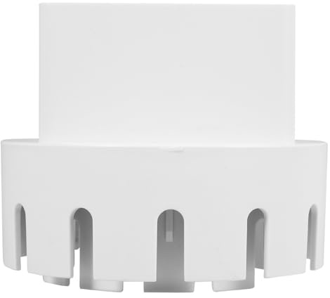 Baluue Adaptateur de Descente Gouttière Plastique Connecteur Tuyau Évacuation Raccord Étanche pour Extension Gouttière Installation Polyvalente