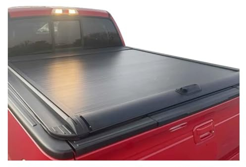 UFITIDU Einziehbare Aluminium-Ladeflächenabdeckung Für Pickups Passend Für Ranger Für Triton L200 Für Amarok 2000–2025 Hutablage Kofferraumabdeckung Laderaumabdeckung(Manual Lock 1)