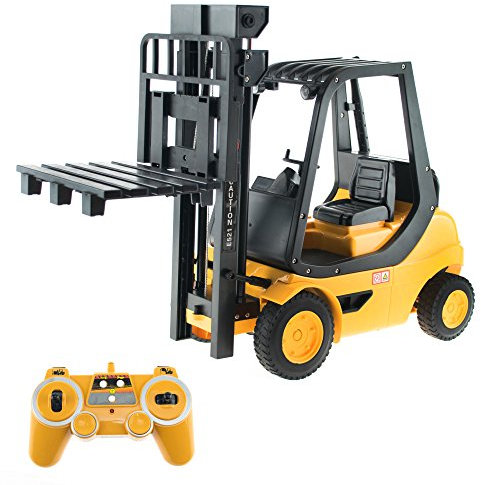 efaso 1:8 XXL Rc Chariots Élévateurs E521-003 - 2,4 Ghz Véhicule de Chantier avec Son et Lumière, Aufnahmemodus et Beaucoup Steuerungsmöglichkeiten