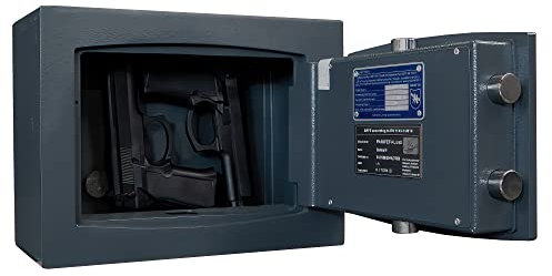 Tresorkauf24 KWS 3 Armoire compacte avec serrure à clé – Armoire pour armes de poing – Classe 1 (EN 1143-1), acier allié