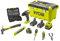 Ryobi ONE+ Akku-Schlagbohrschrauber-Set 18 V | 2x 2,0 Ah Akkus & 7-tlg Hand-Werkzeug-Set R18PD3-220TAH