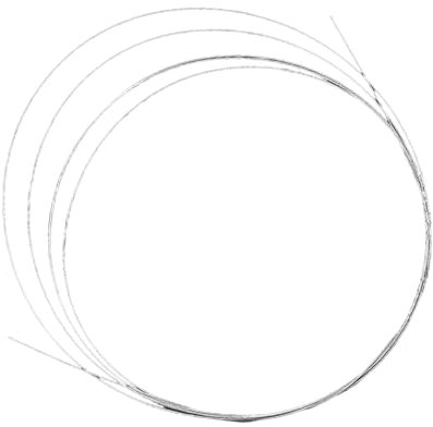 perfk Fil de scie diamanté super fin, longueur de la 1M, perte minimale, outil de coupe robuste, fil de scie pour pierre, céramique, marbre, 0.2 mm