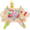 Kinderküche Zubehör Holz, Kindergrill Spielküche Zubehör Holzspielzeüg Kinder BBQ Grill Spielzeug Set Matschküche Kinder Küche zubehör Outdoorküche Rollenspiele Geschenk für Kinder ab 3 Jahre