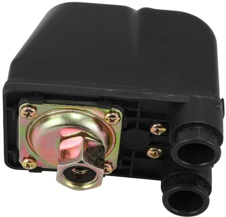 Homoyoyo Wasserpumpenschalter Druckschalter 16a 4kw aus Versilbertem Kupfer mit Hilfsregulierung für Gartenpumpen und Hauswasserwerk Steuerung