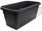 MePla Blumentrog - länglicher Blumentopf - wetterfestes Pflanzgefäß - UV-beständiger Blumenkübel - Pflanzentopf - Pflanzen-Trog - 50x25 cm (Innen: 45 x 21 cm) - Anthrazit