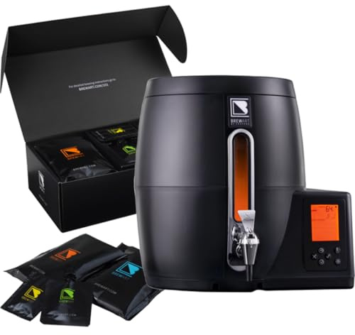 BeerDroid Fully Automated Beer Brewing System | Wi-Fi Enabled Home Brewing Kit with App Control | Brew 10L of Any Beer Style | Pre-Set Ale and Lager Programs | Discovery Pale Ale BrewPrint Included