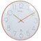 Techno Line WT 8235 Gold Optik radiopiloté(e) Horloge Murale 350 mm x 25 mm Or Rose