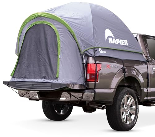 Napier Backroadz lastbilstält | Campingtält för uthämtning | Regnfluga för vattenskydd | Robust och rymligt 2-personers tält | Enkel 10-minuters installation