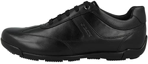 Geox U Edgware A, Sneakers Uomo, Nero, 43 EU