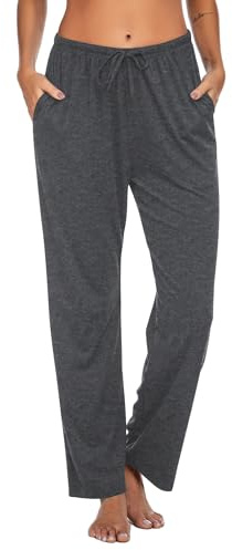 Ekouaer Women Pajama Pants Comfy Pj Bottom with Pockets Stretch Sleepwear