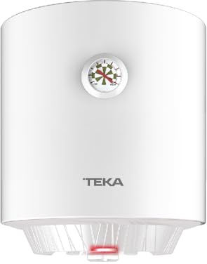 TEKA Termo Eléctrico 15 L, Instalación Vertical, Tanque Zafire, Ánodo de Magnesio, Protección IPX4, Modelo EWH 15 C