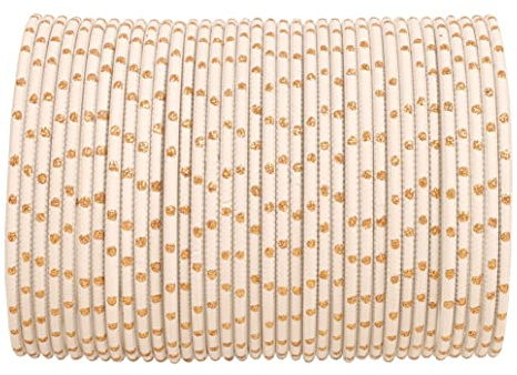 Touchstone Armreif Sammlung modern hübsch attraktiven Look Handgelenk Füller dünne Designer-Schmuck Metall Armreifen Armbänder für Damen Set 2