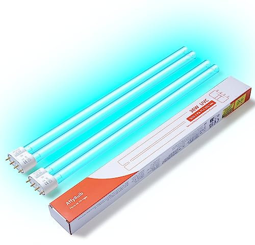 AffyBulb 2 * 36W 2G11 PLL Ampoule UV de Remplacement, pour Machine à filtres UVC Pond ou clarificateurs
