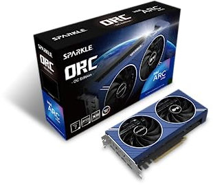 SPARKLE Intel Arc A750 ORC OC Edition DDR6 HDMI 2200MHz 8GB Dual Fan Grafikkarte - Blau