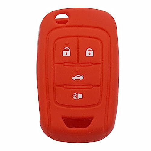 Toiumops Auto SchlüSsel Fall für Vauxhall OPEL Insignia Astra J Zafira C Mokka Buick, Silikon Autoschlüssel Hülle Cover Schlüsseletui 4 Tasten
