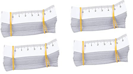 Homoyoyo 100pièces Ruban à Mesurer Papier Jetable Nés Plaies Mesures Hôpitaux Maison