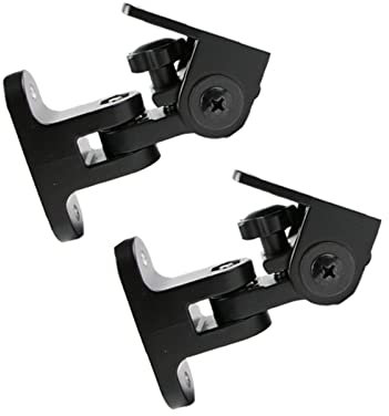 Lautsprecherständer Umgebender Lautsprecher-Aufhänger, Lautsprecher-Halterung, wandmontiert, 1 Paar drehbare Audio-Aufhänger aus Zinklegierung, kleiner Lautsprecher-Anhänger, universell Speaker stand