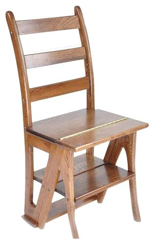 Tabouret échelle Pliante Escabeau Pliant en Bois à 4 marches, chaises d'escalier, escabeau d'escalade de Cuisine à Domicile, étagère de Rangement Multifonction Balcon