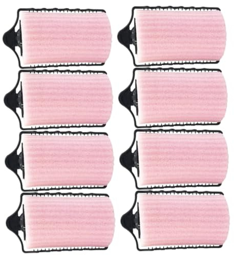 MAGICLULU 8piezas Rodillos De Esponja Para Pelo Rizador Suave y Autoenrollado Herramientas Para Peinados Con Protección Capilar Multiuso Para Ondas y Rizos Casa y Salón