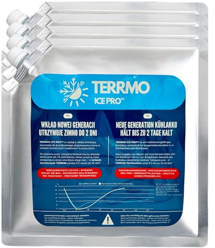 TERRMO Ice Pro™ 1-4er Pack Premium Kühlakkus für Kühltasche, Kühlbox, Kühlrucksack | Extra Lange Kühldauer 24h bis 72h | Wiederverwendbar, Hochleistungsfähig Kühlelemente, kühlpack | Groß XXL & Klein