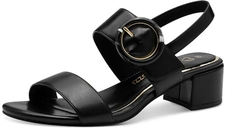 MARCO TOZZI Sandales mit Absatz 2-28219-44, Talon Femme, Noir, 41 EU