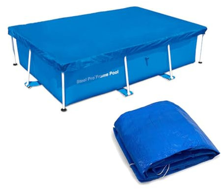 Rectangular Pool Cover, Swimming Pool Solar Cover for Frame Swimming Pools, Pool Dust Cover for Inflatable Pools (400 * 211CM/13.12 * 6.92FT)