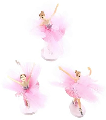 INOOMP Ballerina Cupcake Topper Mädchen Party Kuchen Dekoration Kreatives Dessert Ornament Für Geburtstag Hochzeit Feiertag