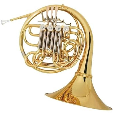 Doppeltes Waldhorn Waldhorninstrument In B Dur Einzelne Oder Doppelte Reihe Mit Vier Knöpfen(Double)