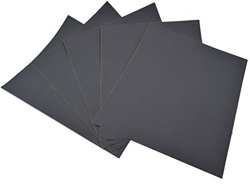 Lot de 5 feuilles de papier imperméable Grain 1000 230 x 280 mm