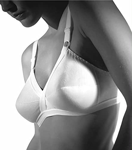 GIOS N.3 Reggiseno Donna Intimo MOD 142 Bianco 3 4 5 6 7 8 100% Cotone Coppa B
